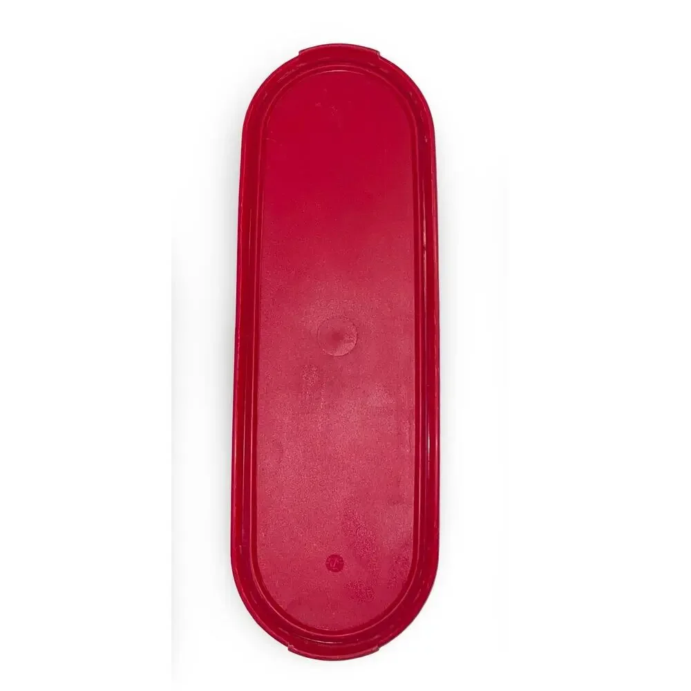 Tupperware 2402A Modular Mates Super Oval Replacement Seal Lid Red Made in USA